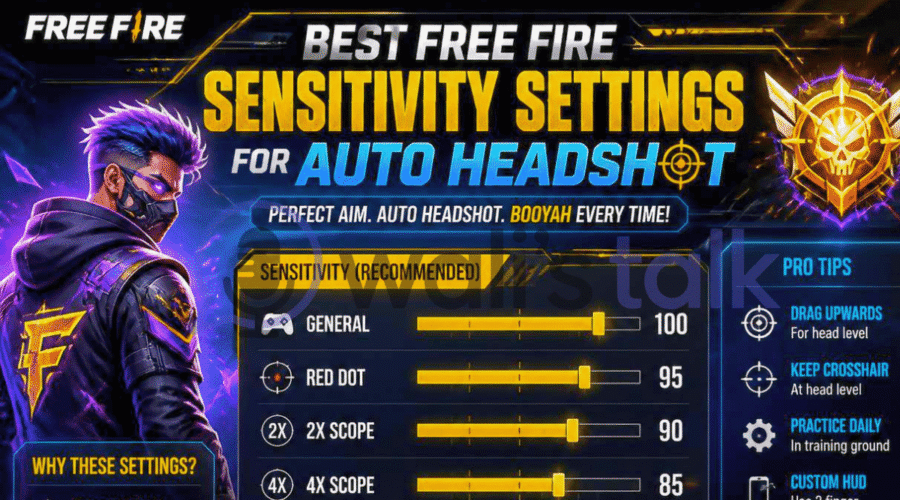 Best Free Fire Sensitivity Settings for Auto Headshot (2026 Update)