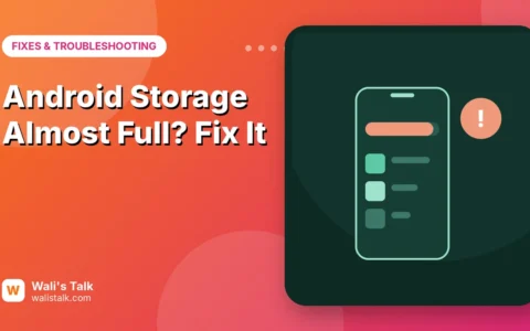 “Storage Almost Full” on Android? Where the Space Actually Goes