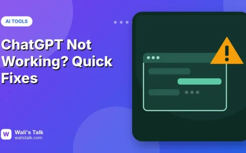 ChatGPT Not Working? How to Fix It (Down, Login, App and Limits)