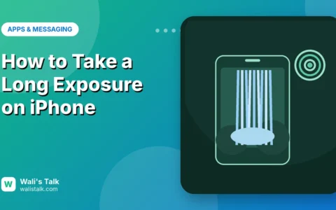 How to Take a Long Exposure Photo on iPhone (Step by Step)
