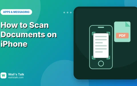 How to Scan Documents on iPhone (Free, Built-In PDF Scanner)