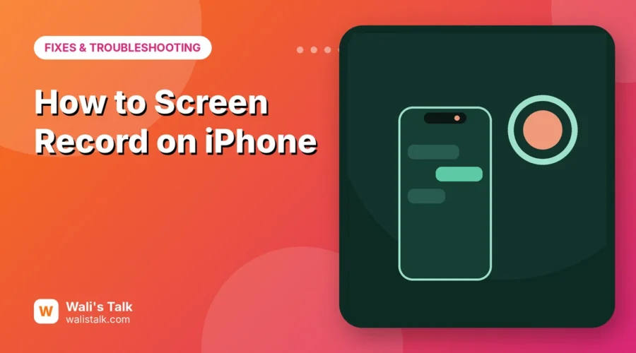 Illustration of a phone with a recording indicator and a record button