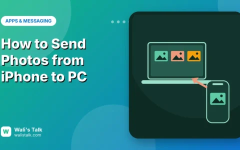 How to Send Photos from iPhone to PC (Cable and Wireless)