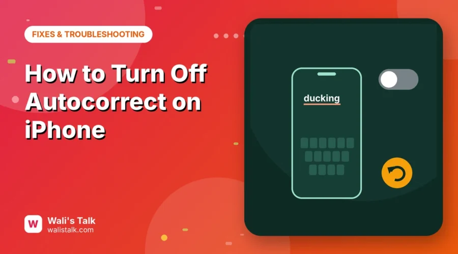 Illustration of a phone keyboard with an underlined wrong word