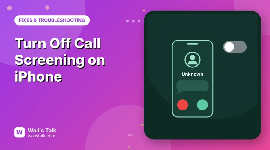Illustration of a phone receiving an unknown call with an off switch