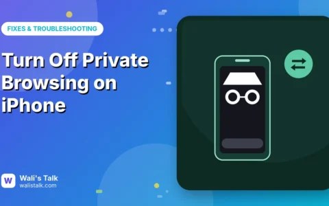 How to Turn Off Private Browsing on iPhone (Safari)