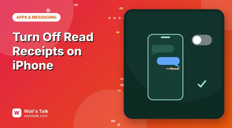 Illustration of a phone chat with a crossed-out Read label