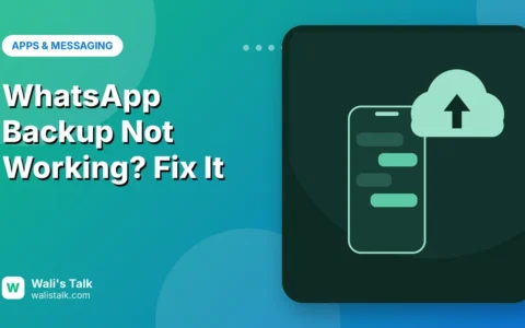 WhatsApp Backup Not Working on Google Drive? Why It Fails and How to Fix It