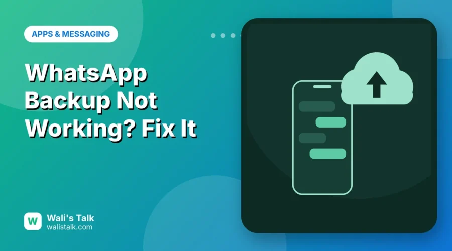 Illustration of a phone backing up chats to the cloud